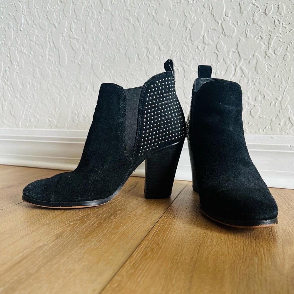 Michael Kors Black Studded Ankle Booties
